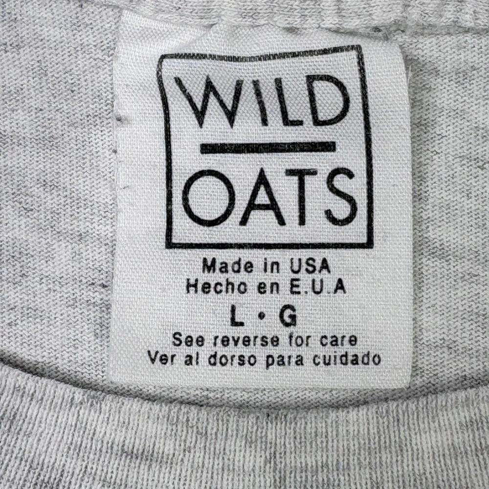 Vintage 1996 Weird Al Yankovic Bad Hair Tour Shirt Wild Oats Gray Large USA Made - Picture 5 of 12